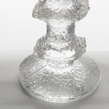Timo Sarpaneva, four 'Festivo' glass candle holders, Finland.