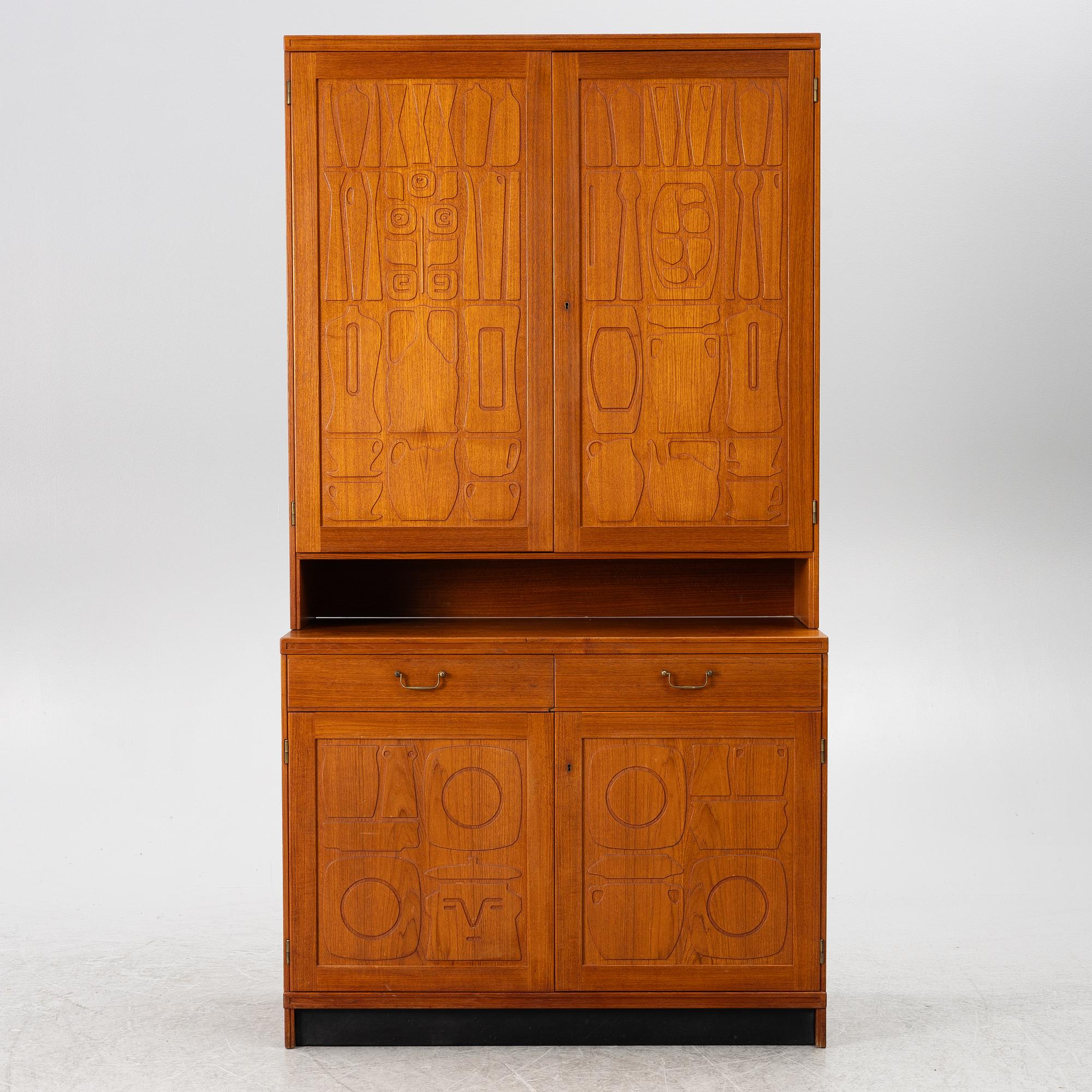 Yngve Ekström, cabinet, "Krus", AB Westbergs Möbler, Tranås, model designed in 1955.