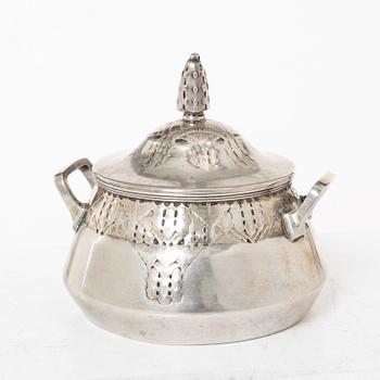 Coffee service, 3 pieces, silver, Art Nouveau, Anna Ohlsson & Co Östersund, 1910.