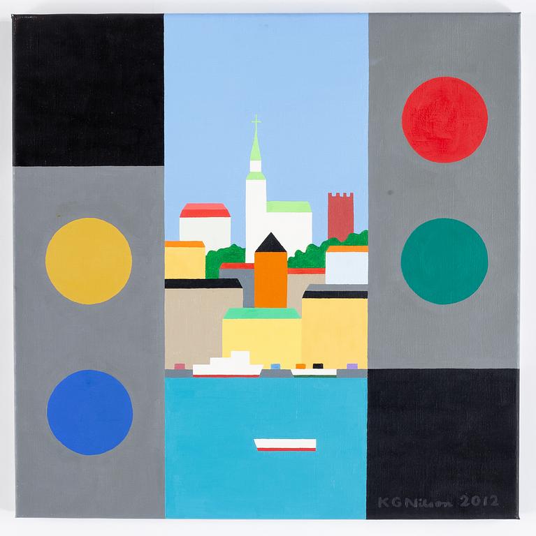 KG Nilson, oil on canvas, signed KG Nilson and dated 2012.