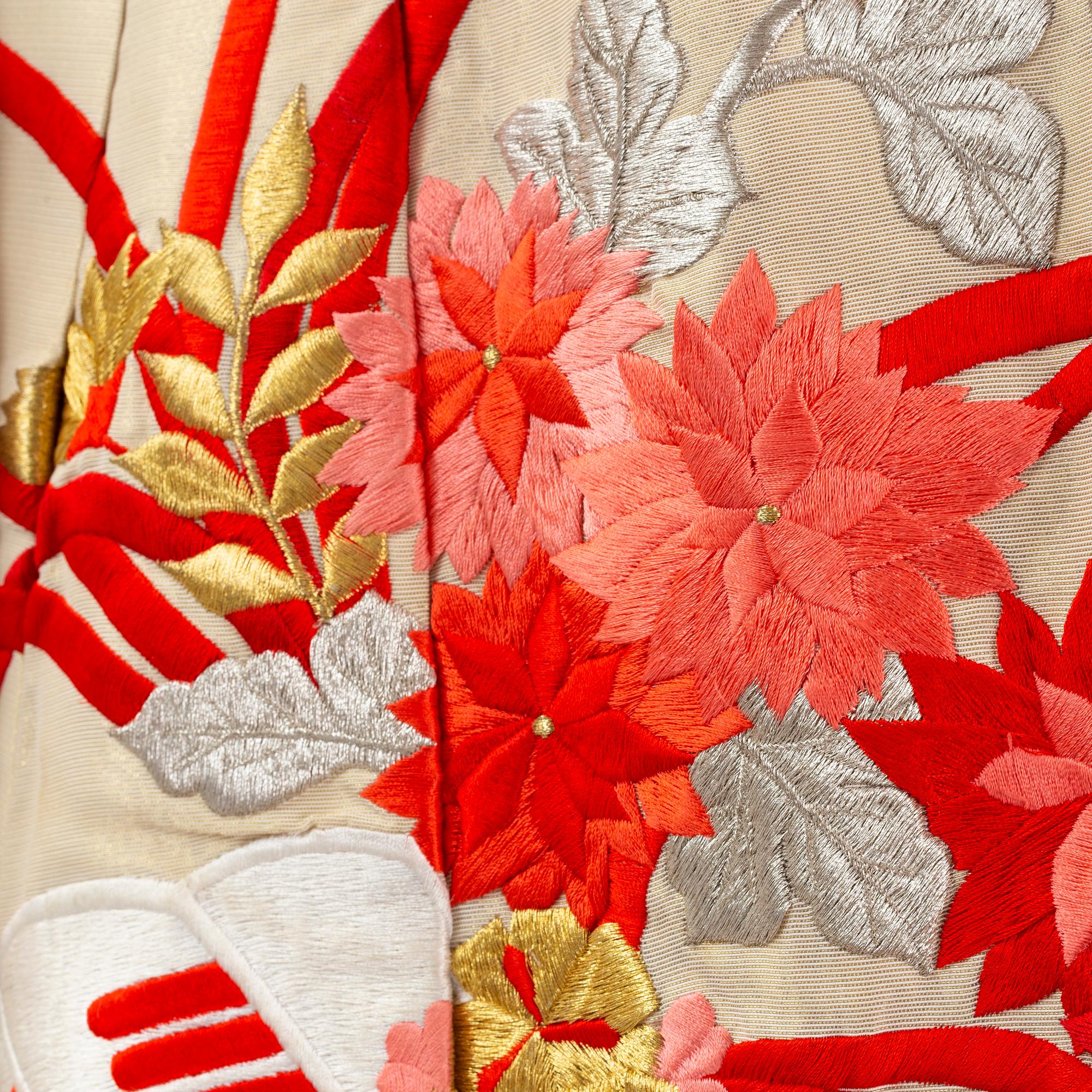 A 20th century Japanese wedding kimono.