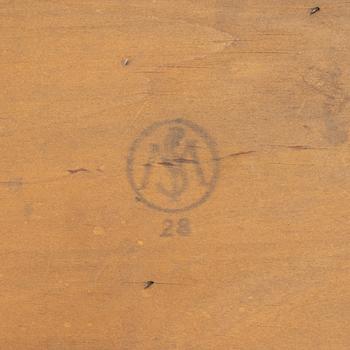 Bertil Fridhagen, a model 'Eugen' dining table, and four chairs from Bodafors, Sweden, 1950's/60's.