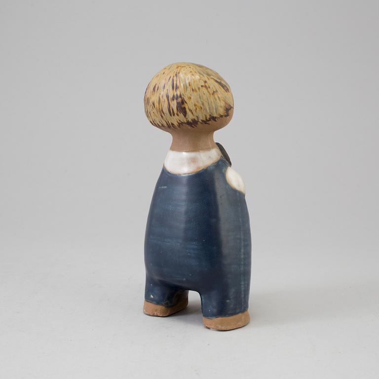 LISA LARSON, a stoneware figurine, "Pelle", Gustavsberg.