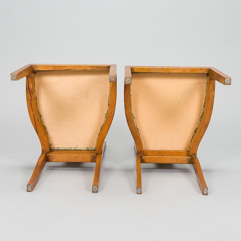 A set of four Jugend style chairs, early 20th century.