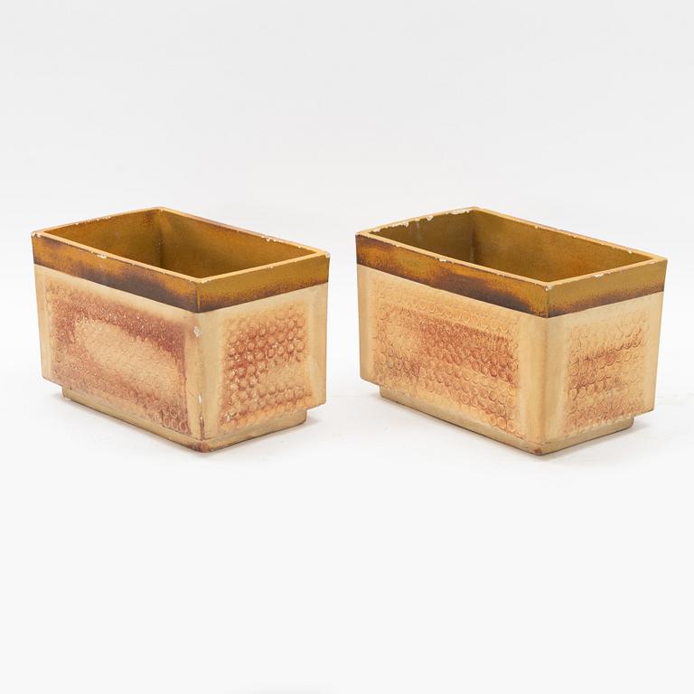 Karin Björquist, a pair of pots, Gustavsbergs studio.