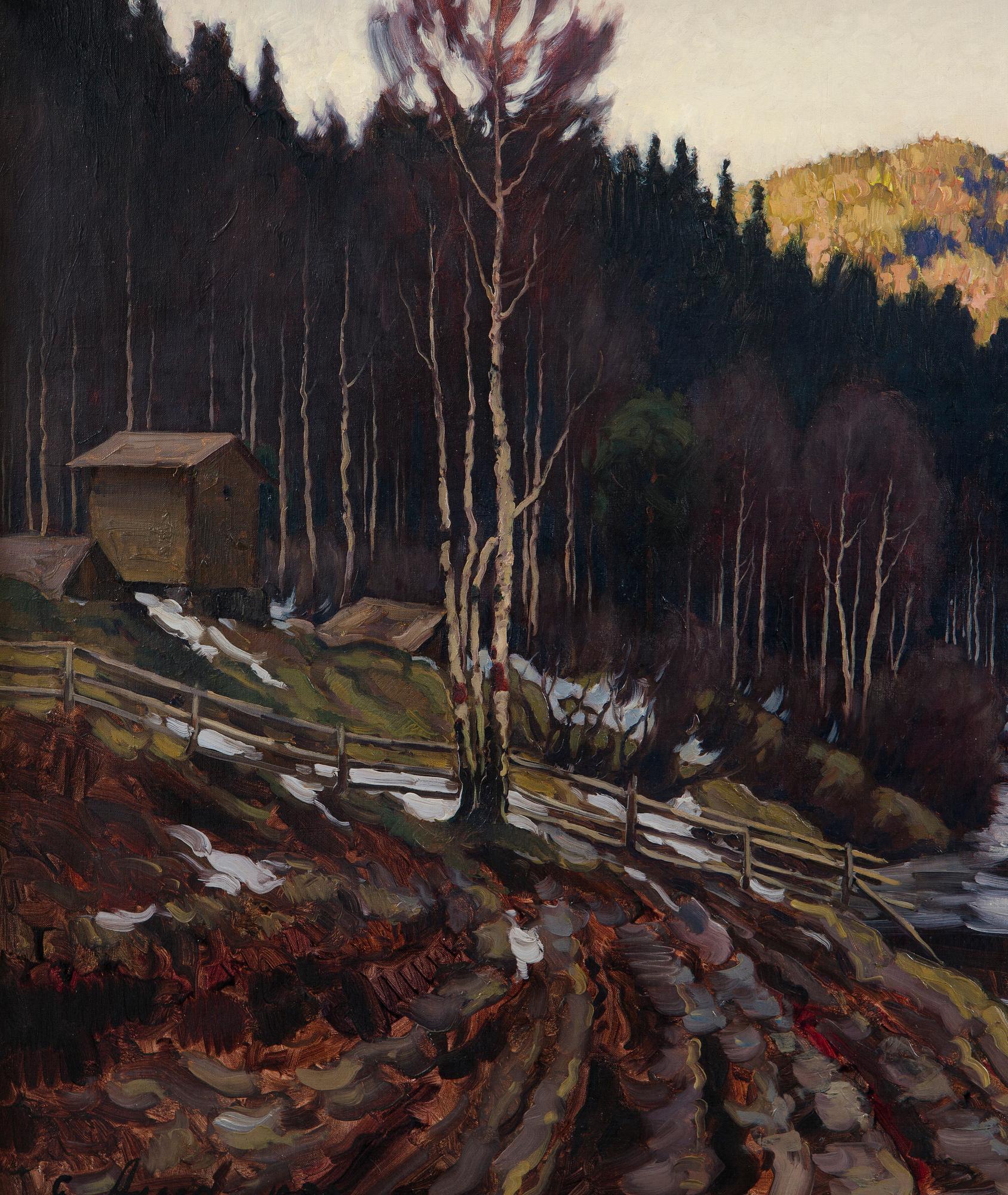 Grigor Auer, Näkymä Impilahdelta (Laatokka).