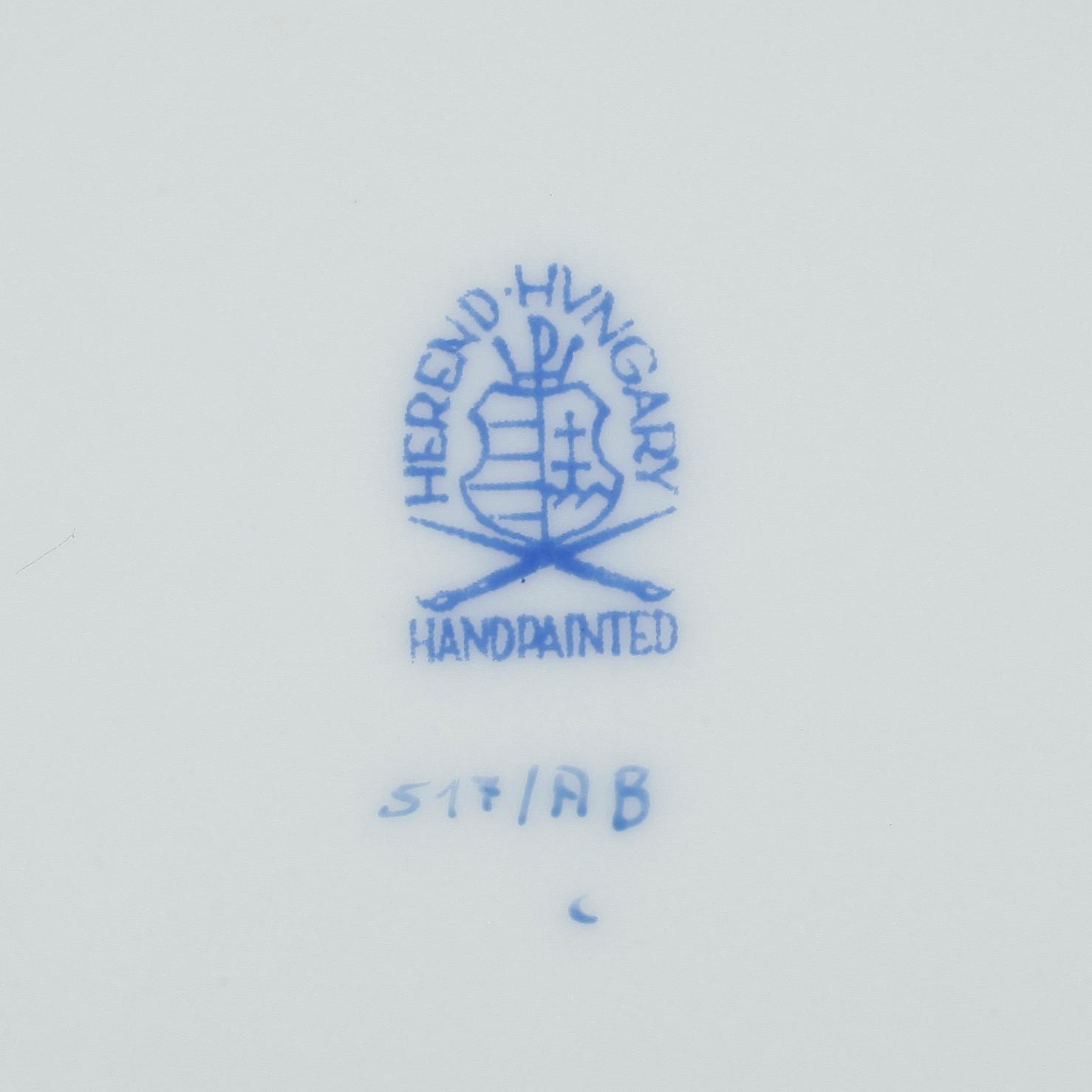 MATSERVIS, 134 delar, porslin, "Chinese Bouquet", Herend, Ungern, 1900-talets andra hälft.