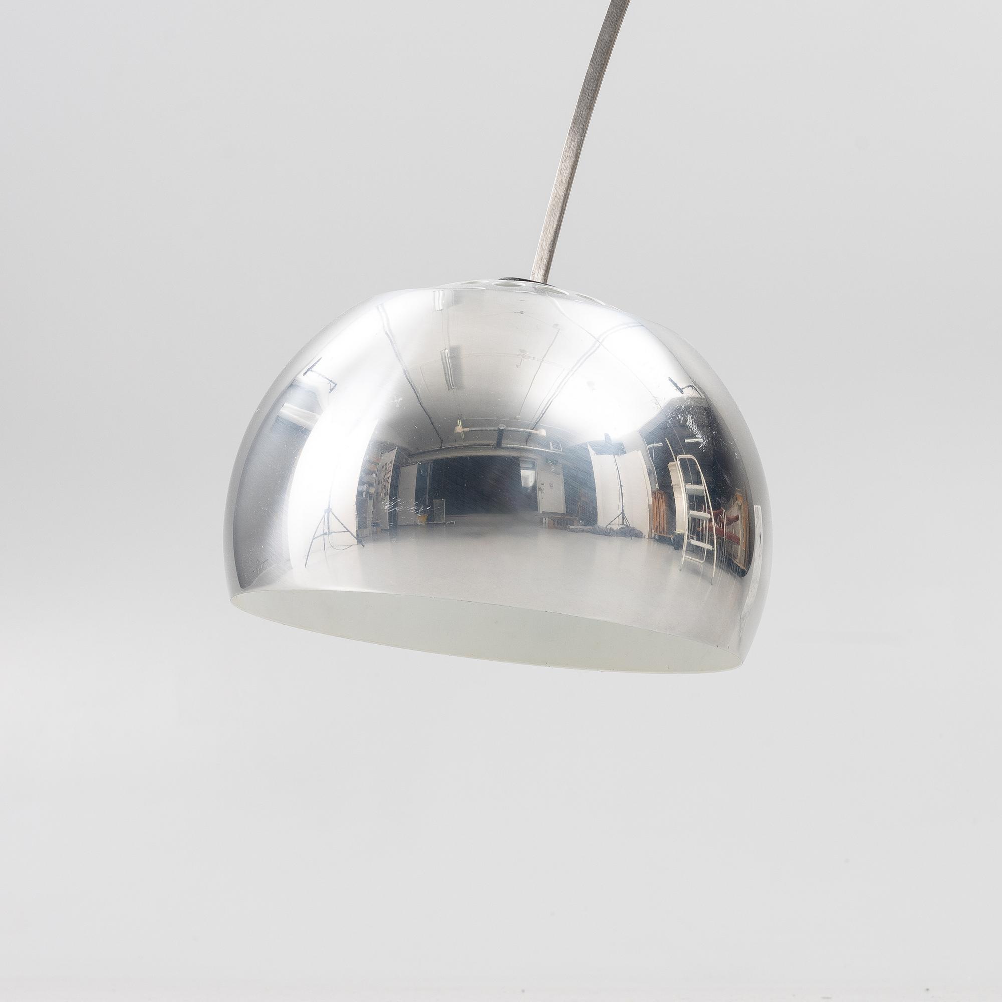 Achille & Pier Castiglioni, an 'Arco' floor lamp, Flos, Italy.