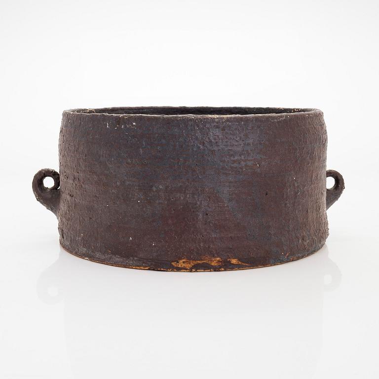 Raija Tuumi, skål, stengods, signerad RT Arabia 1967.