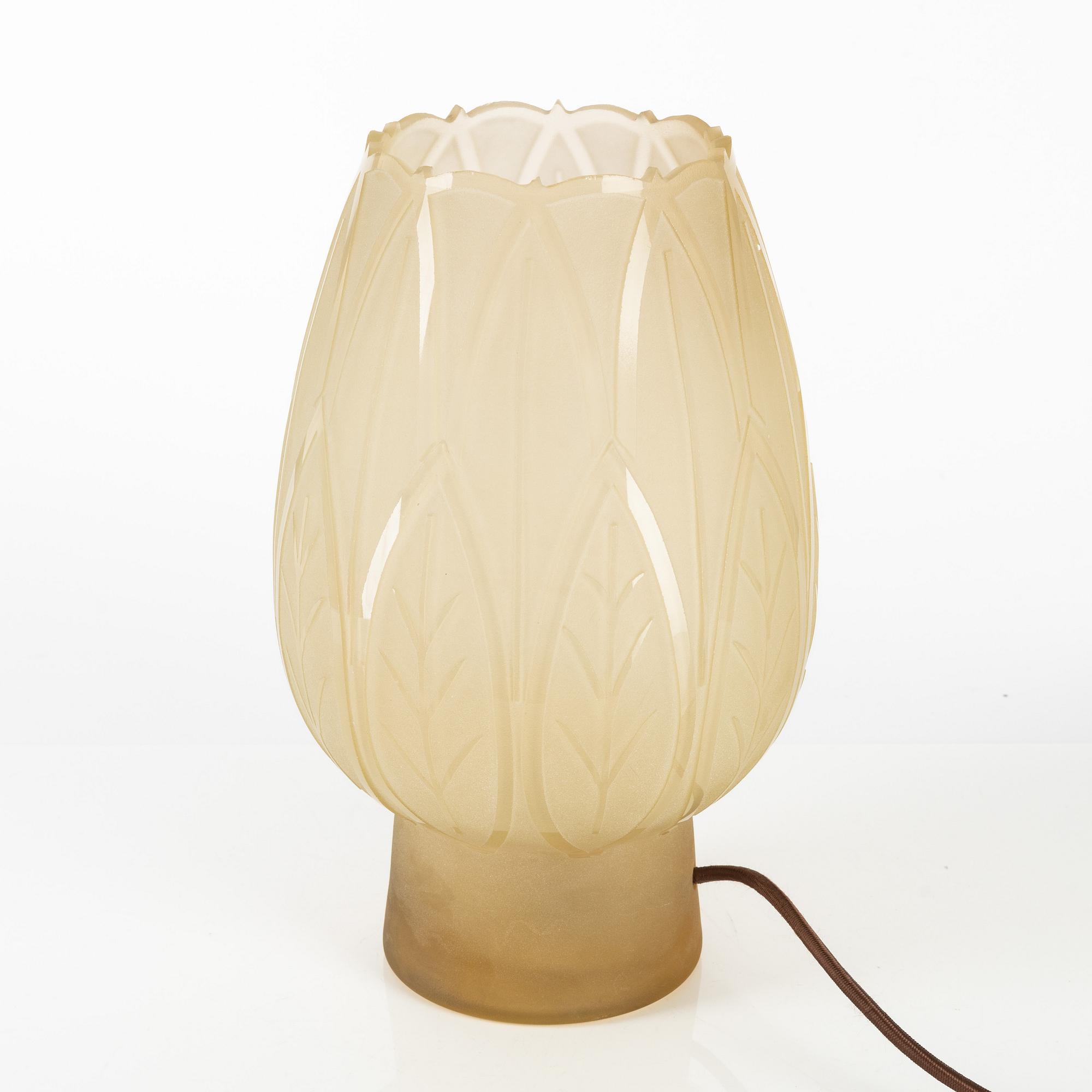 Harald Notini, bordslampa, modell "15224", Arvid Böhlmarks Lampfabrik,  1930-40-tal.