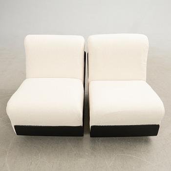 Armchairs, a pair, second half of the 20th century.