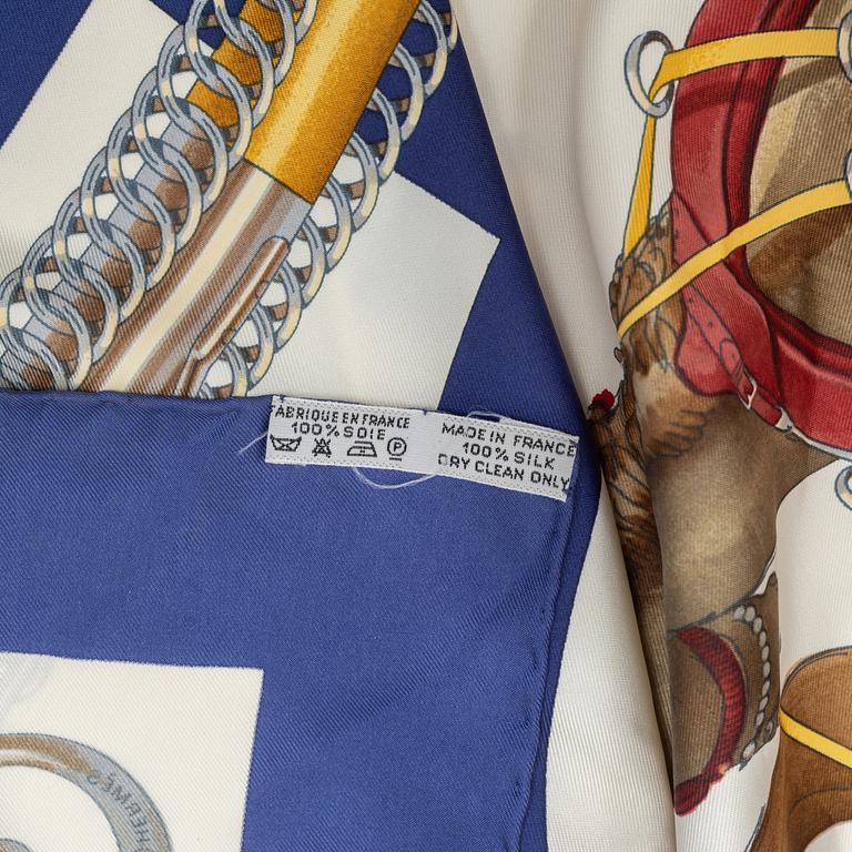 Hermès, scarf, "Attelage en Arbalète".