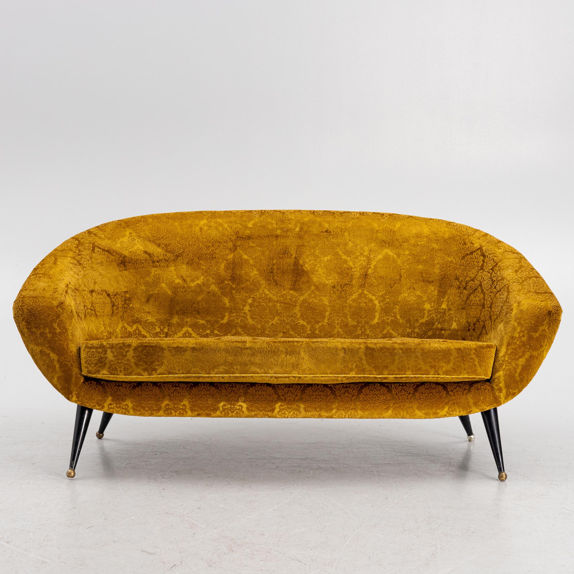 Folke Jansson, soffa, "Tellus", SM Wincrantz, Skövde, 1950-tal.