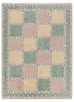406. Märta Måås-Fjetterström, a carpet, 'Ursula', knotted pile in relief, c. 212 x 160 cm, signed AB MMF.