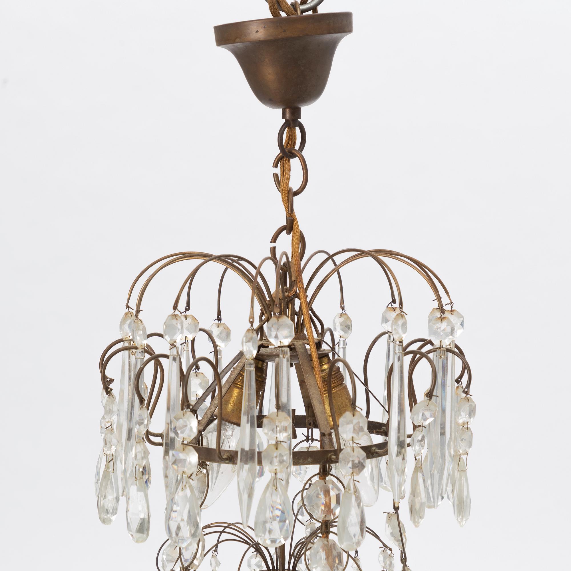 Chandelier, early 20th century.