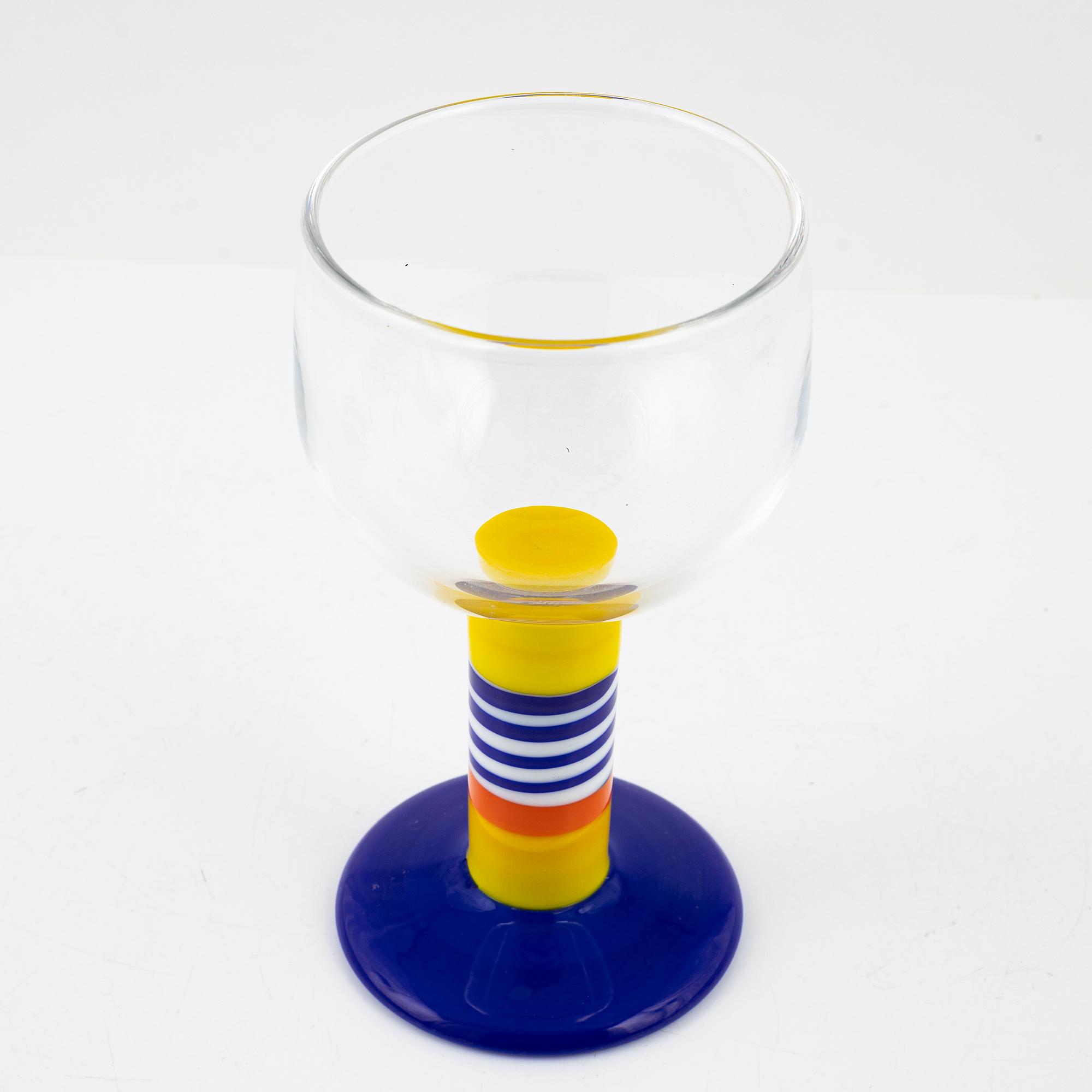 Gunnar Cyrén, "Popglas", Orrefors, signerat 1967.