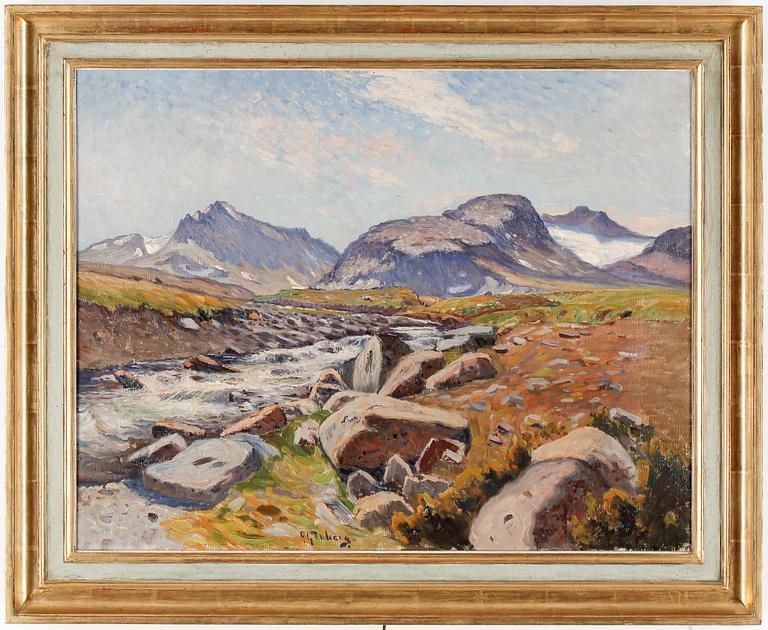 ANTON GENBERG, olja på duk. Signerad A. Genberg.
