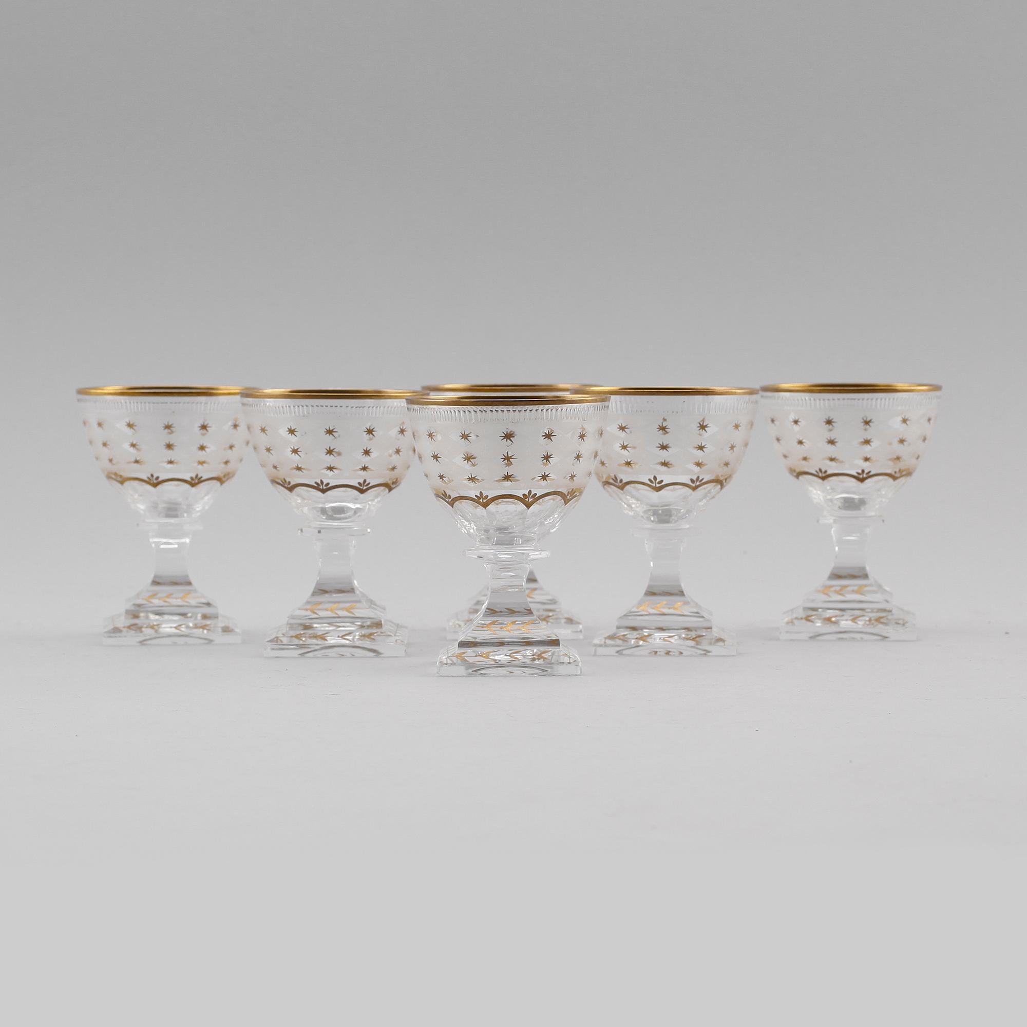 STARKVINSGLAS, 12 st, "Odelberg Junior", Kosta.