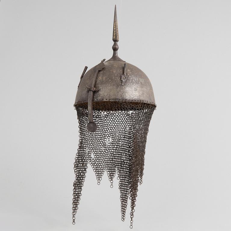 A Persian Khula Khud, 19th century.