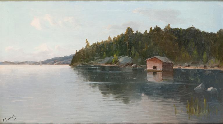 Eugen Stanowsky, oil on canvas, signed.