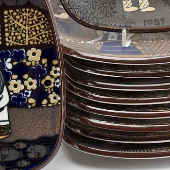 2O ANNUAL PLATES BY RAJA UOSIKKINEN for ARABIA.