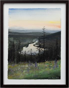 Peter Eugén, View over Åresjön.