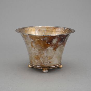 SKÅL, silver, GAB, Stockholm, 1945. Vikt ca 259g.