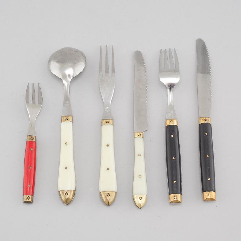 37 pieces of cutlery, partly Melron, France, second half of the 20th century.