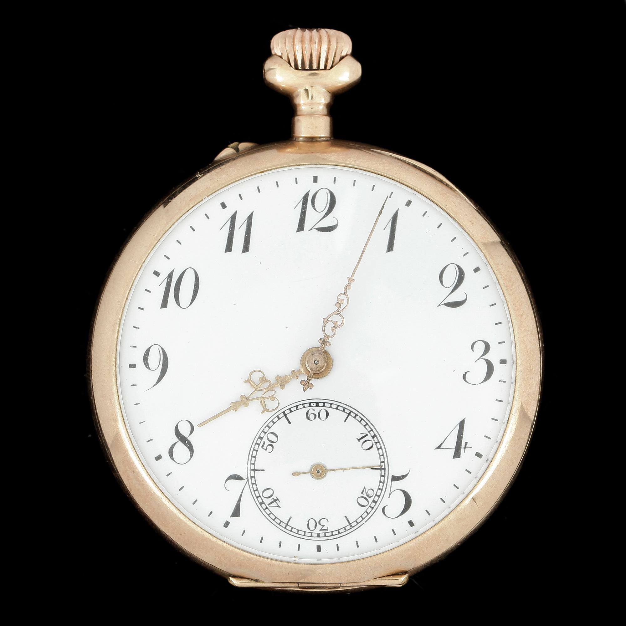 HERRFICKUR, guld 14k, tidigt 1900-tal. Vikt tot ca 67 gram.