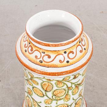 An mid 20th century ceramic floor vase, Firenze Italy.