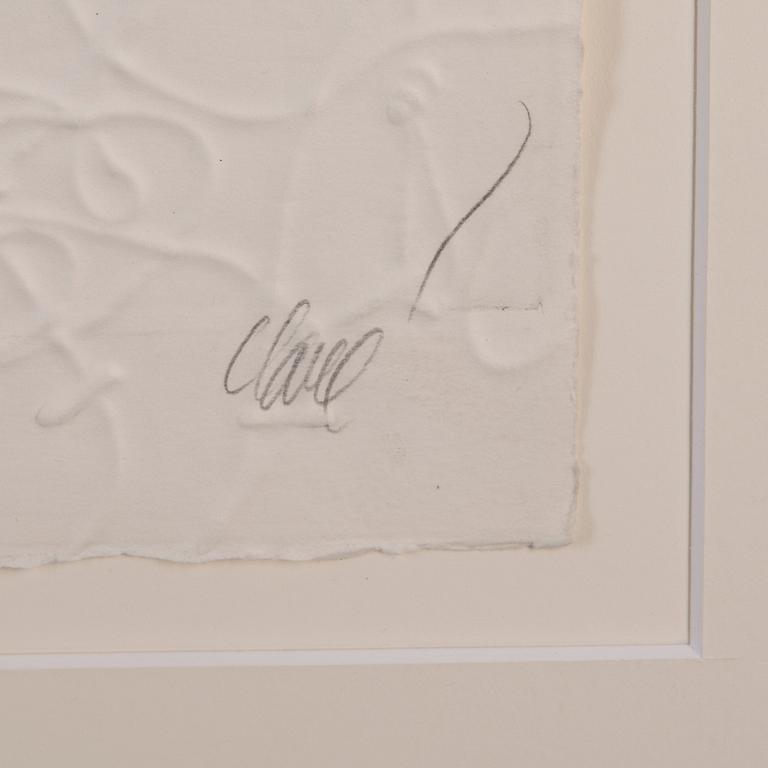 ANTONI CLAVÉ, carborundumetsning, signerad, numrerad 6/75.