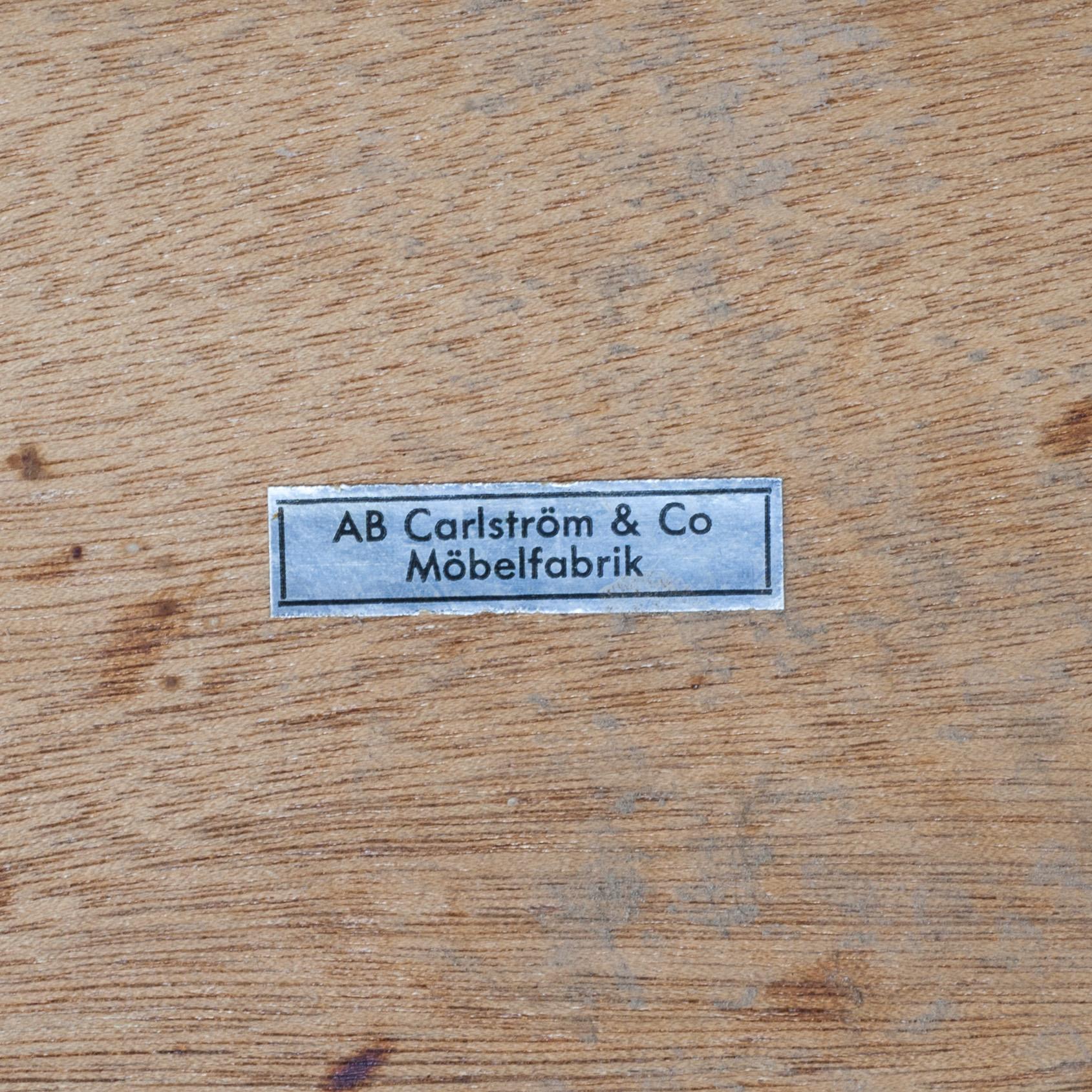 SÄNGBORD, ett par. Carlströms & Co Möbelfabrik. 1950/60-tal.