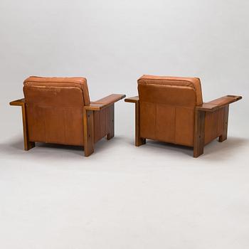 Mattias Ingman, a pari of 1970's 'Futura' armchairs for Juvako, Finland.