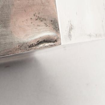 A Swedish 20th century sivler vase mark of Wiwen Nilsson Lund 1962.