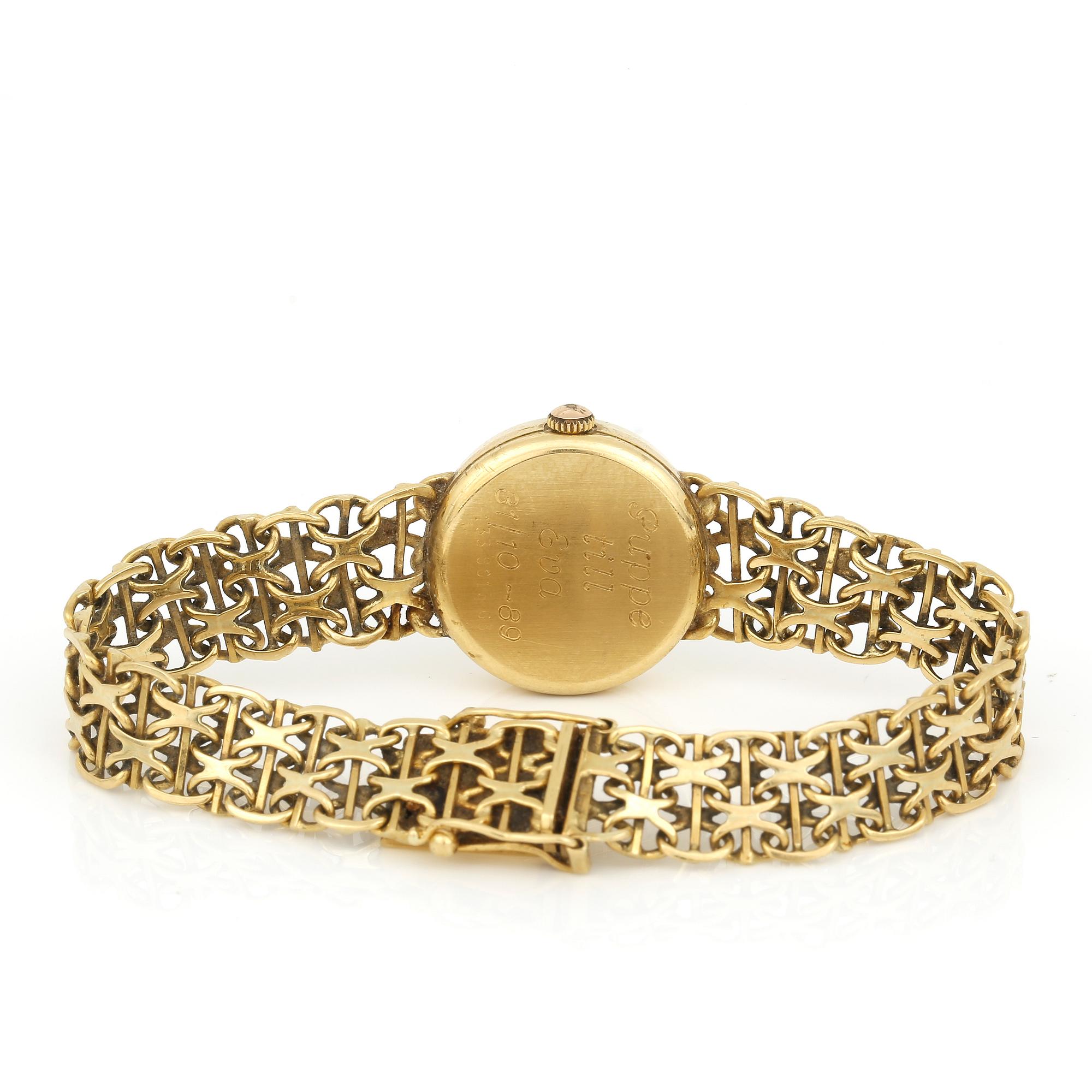 ARMBANDSUR, Certina, 18K guld, armband, D Ekström, Falköping, 1988. Total vikt ca 21 g.