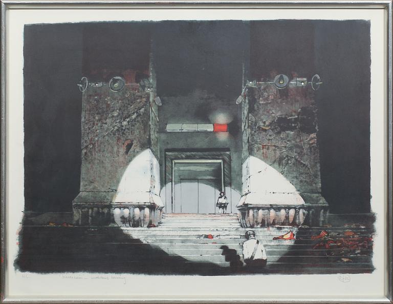 ROJ FRIBERG, litografi, signerad, daterad -82 och numrerad HC.