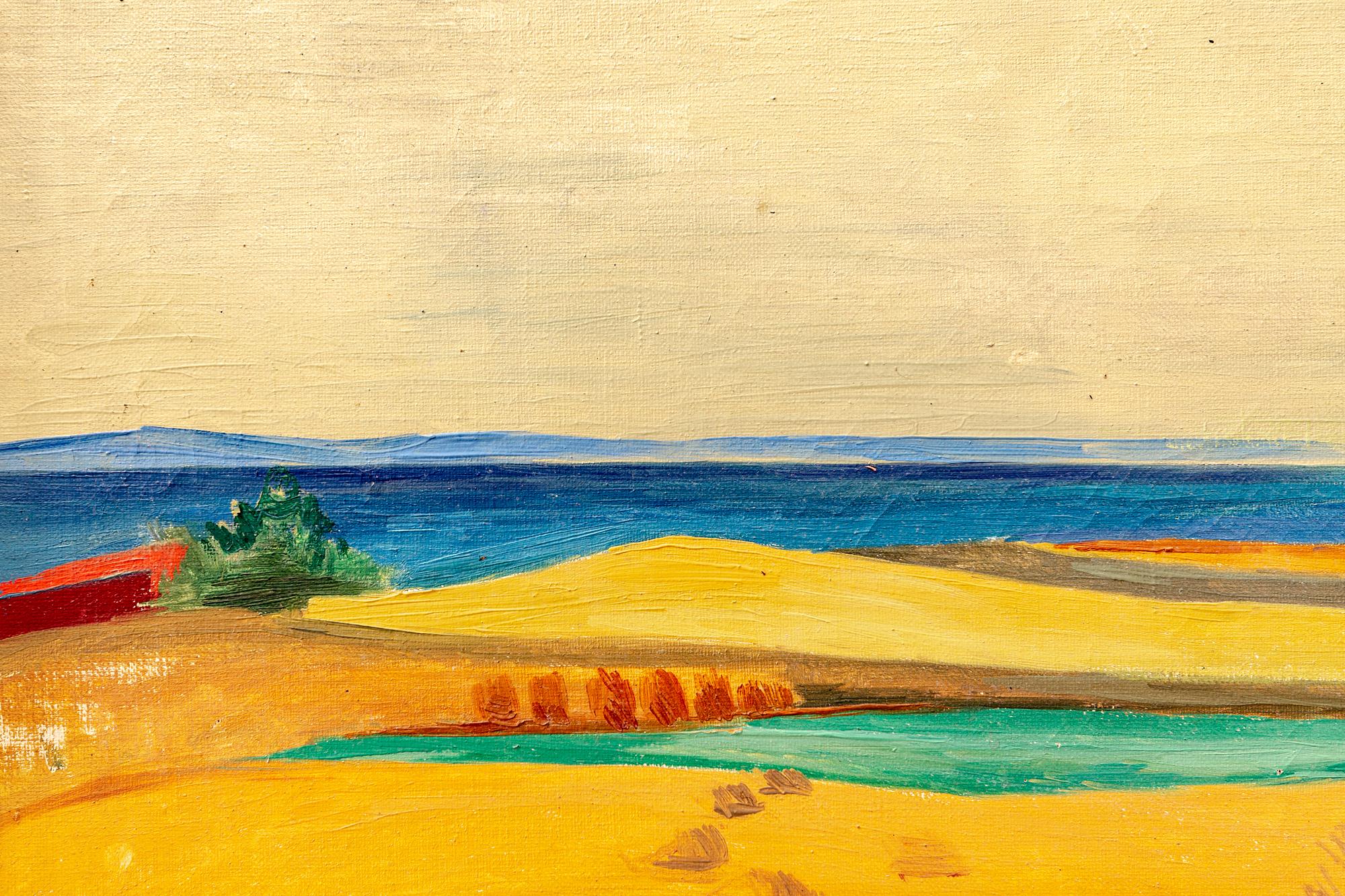 Edvard Wallenqvist, olja på duk signerad.