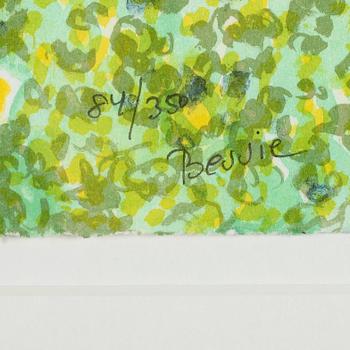 BESSIE JOHANSON, färglitografi, signerad och numrerad 84/350.