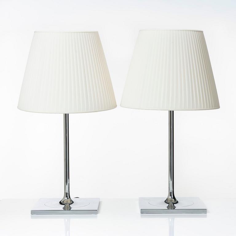 Philippe Starck, bordslampor, ett par, "Ktribe", Flos.