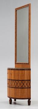 A Carl Malmsten Swedish Grace bureau with mirror, 1920's-30's.