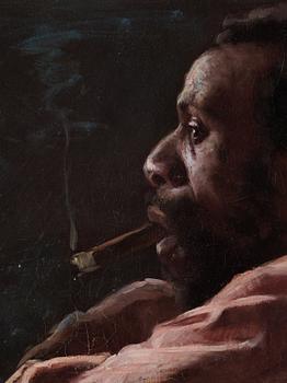 Caleb Althin, Porträtt av Pierre Louis Alexandre (Pettersson).