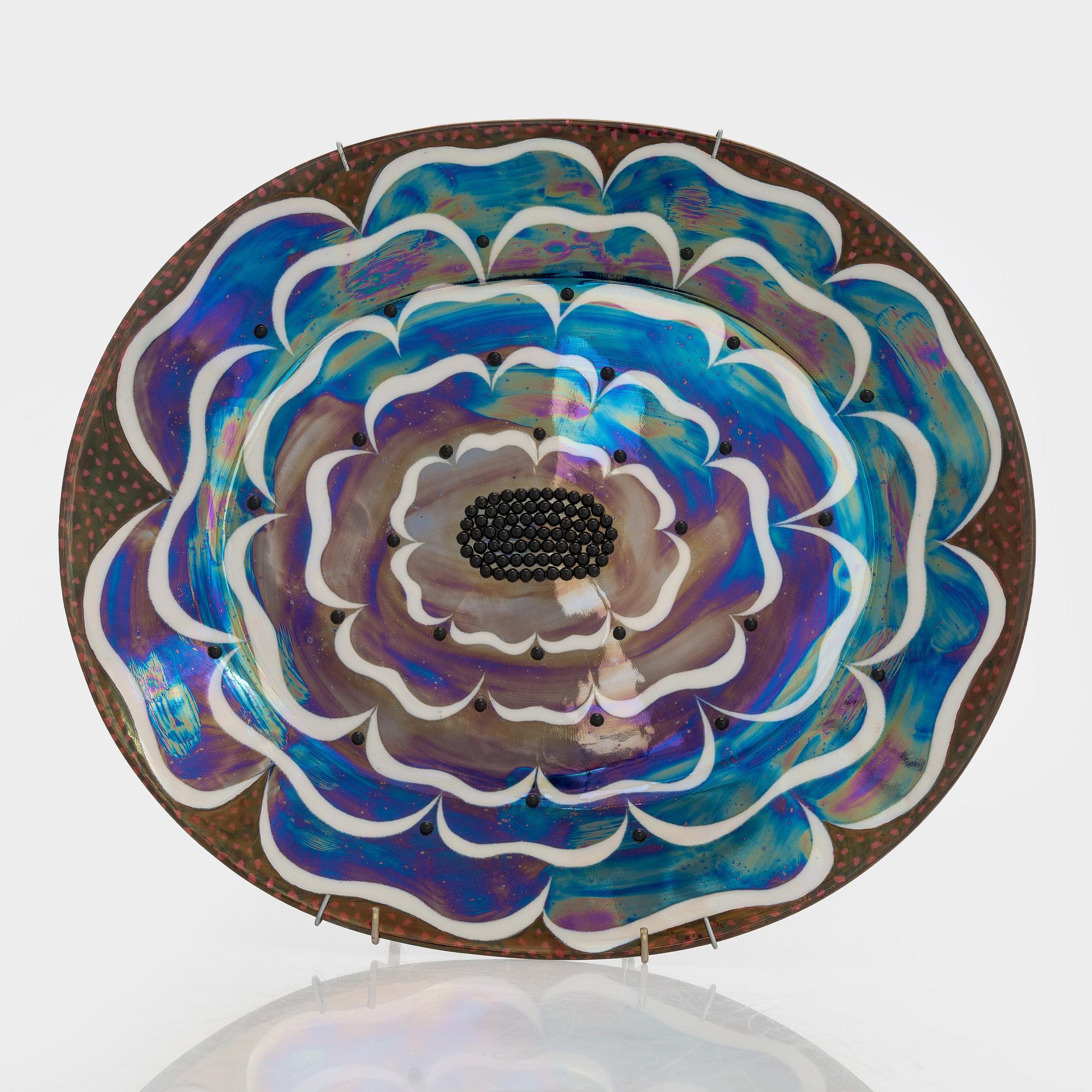 Birger Kaipiainen, koristevati, "Florence"-sarjaa, signeerattu Birger Kaipiainen, Arabia Finland.