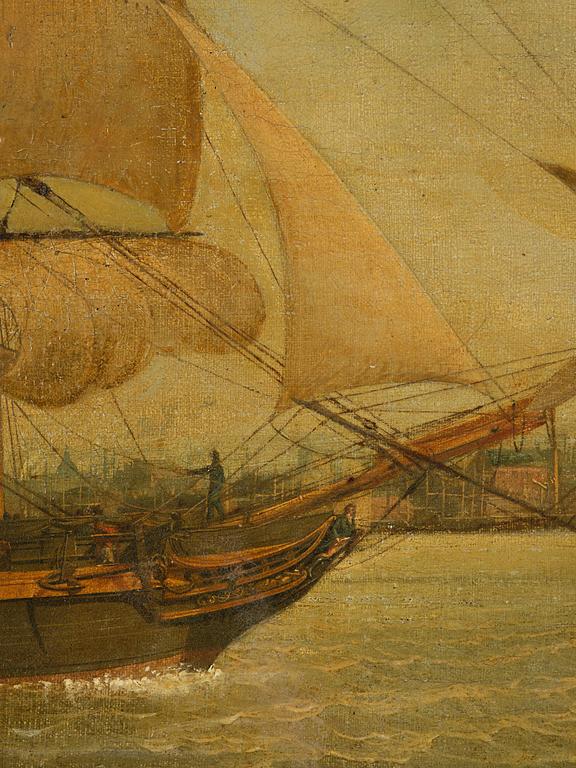 English school, early 19th century, Ship portrait.