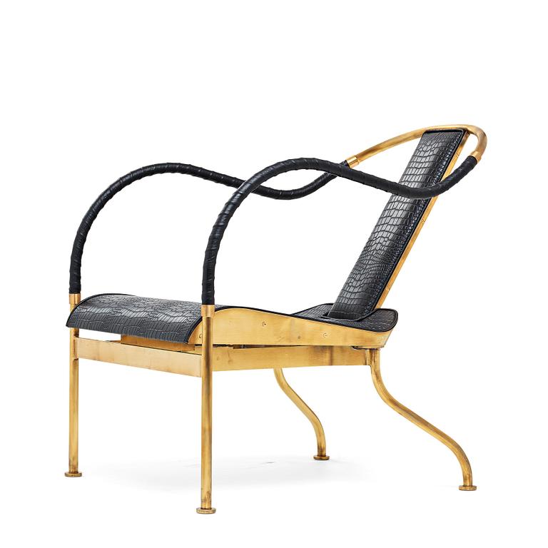 Mats Theselius, an "el Rey" easy chair by Källemo Sweden, post 1999.