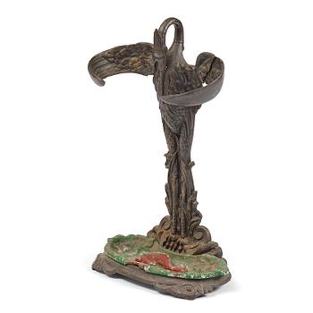 291. A French cast-iron umbrella stand, late 19th century.
