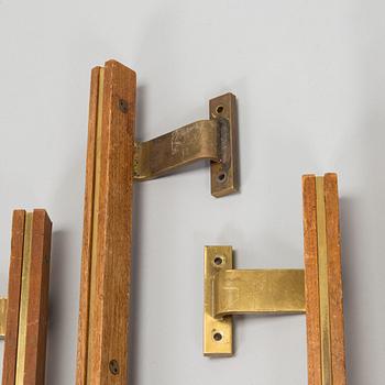 Aarne Olavi (Olli) Kuusi, dörrhandtag, tre par, modell 205, tillverkare Primo Oy, 1900-talets senare hälft.