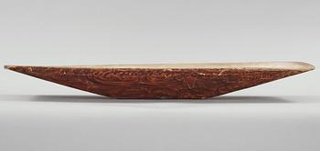 a wooden bowl from the 19th century.