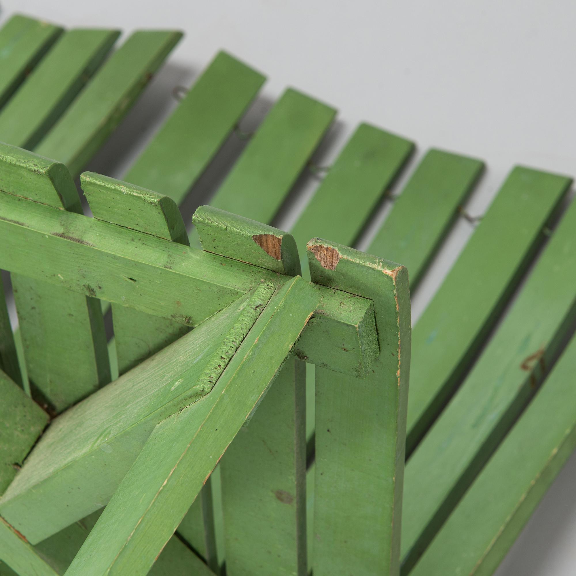 Alvar & Aino Aalto, Four early 1950s 'Aurinko' (Sun-serial) garden chairs, model 910  for O.Y. Huonekalu- ja Rakennustyötehdas A.B.