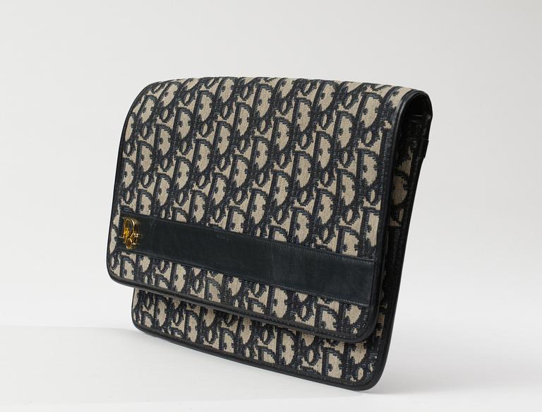 A Christian Dior clutch bag.