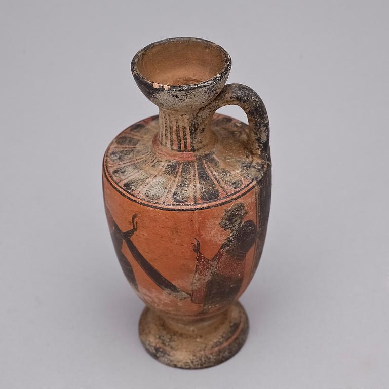 LEKYTHOS, lergods, Grekland, troligen 600-400-tal f Kr.